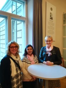 Ms Priya Malhotra with HY+ staff