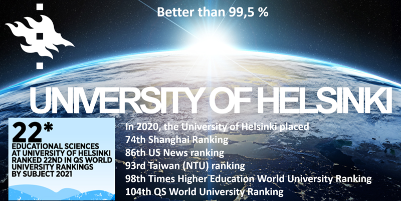 University of Helsinki rankings