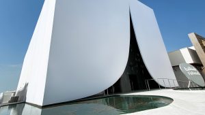 Finland's Snow Cape Pavilion at the Dubai Expo